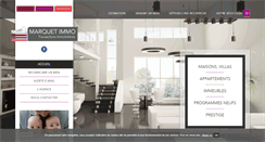 Desktop Screenshot of marquet-immo.com