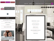 Tablet Screenshot of marquet-immo.com